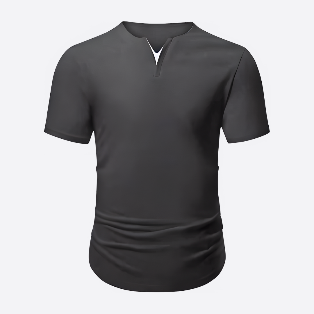V-Neck Longline Muscle Shirt