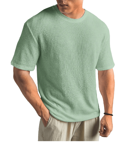 Relaxed Textured Blank Shirt