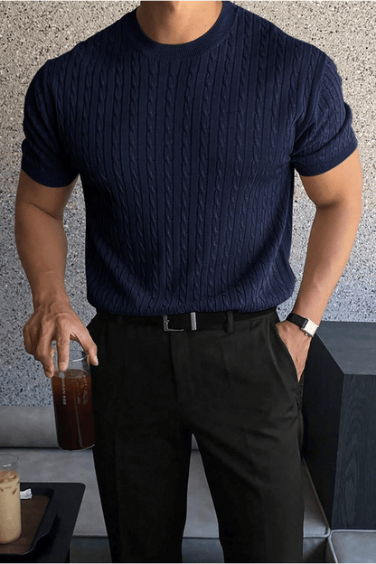 Cable Knit Muscle Shirt