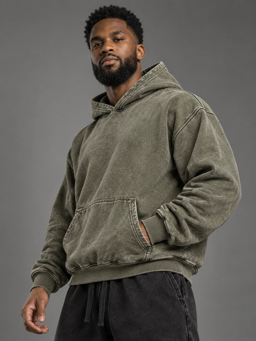 Acid Wash Heavyweight Hoodie