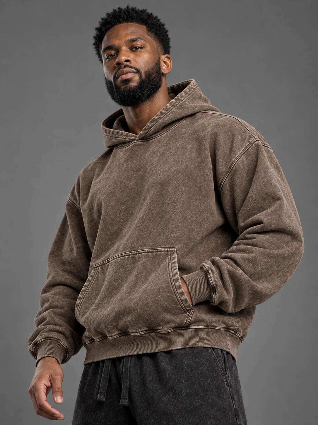 Acid Wash Heavyweight Hoodie