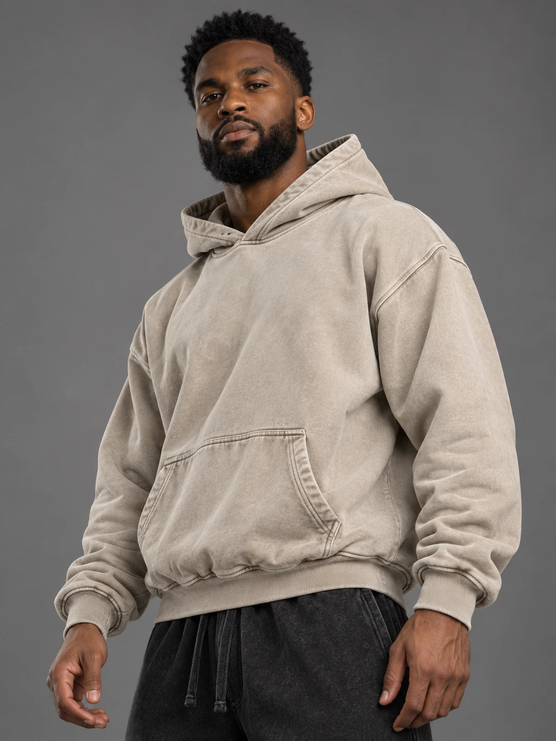 Acid Wash Heavyweight Hoodie