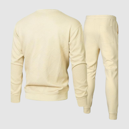 Crewneck Jacquard Sweatsuit