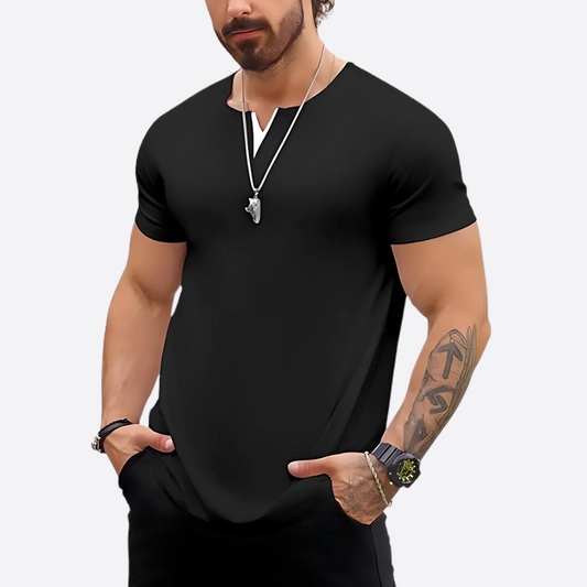 V-Neck Longline Muscle Shirt