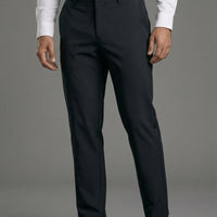 Pantalones plisados ​​de punto elástico