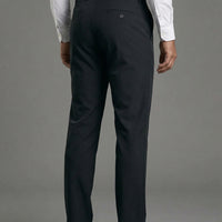 Pantalones plisados ​​de punto elástico