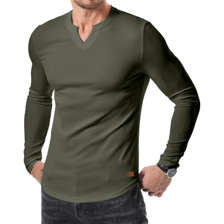 Texture Muscle Sleeve Top