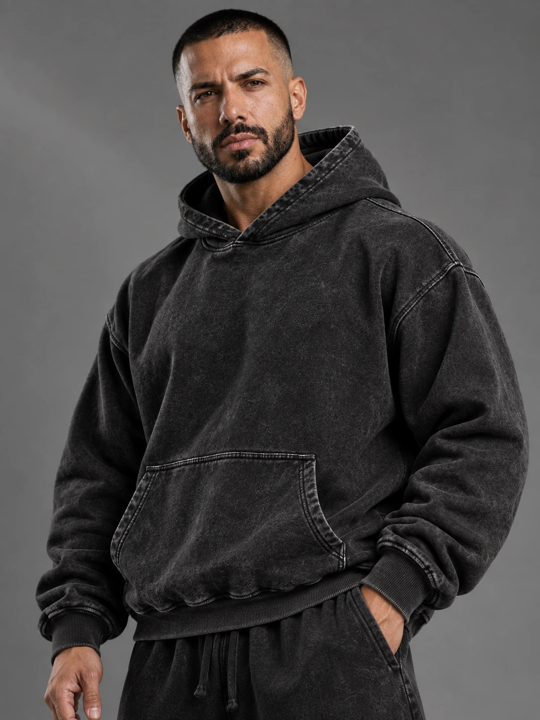 Acid Wash Heavyweight Hoodie