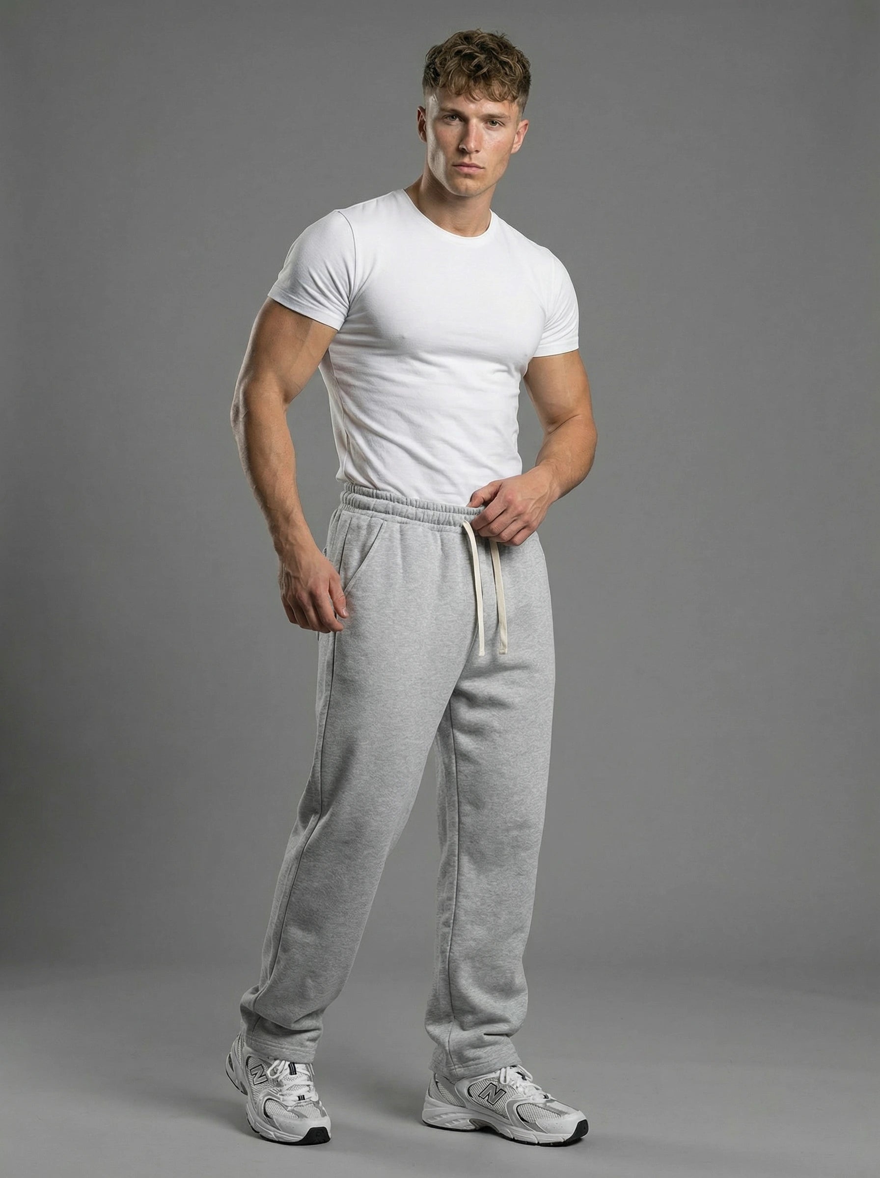 Fleece-Lined Relaxed Sweatpants