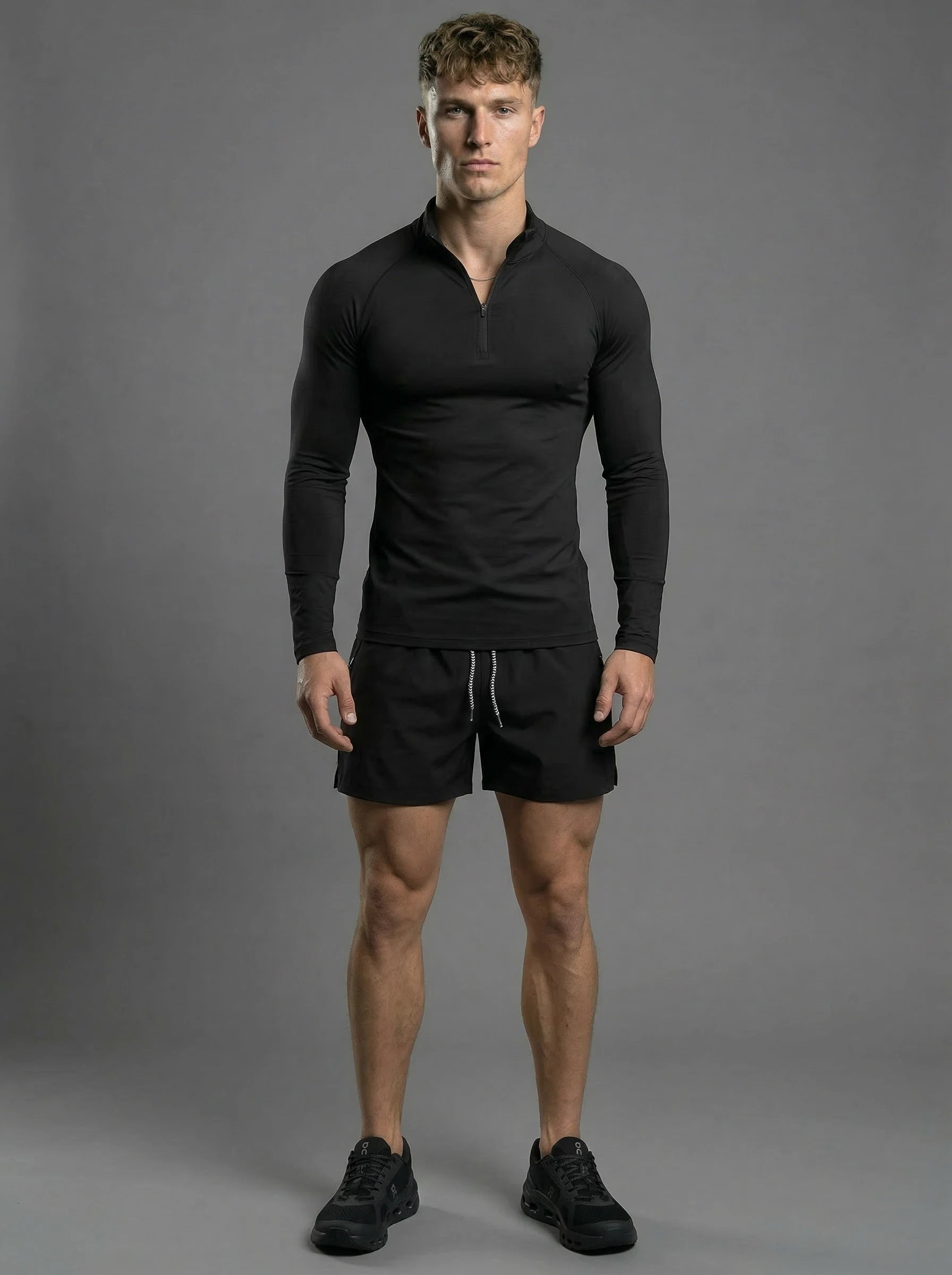 Muscle V-Taper con cierre de un cuarto