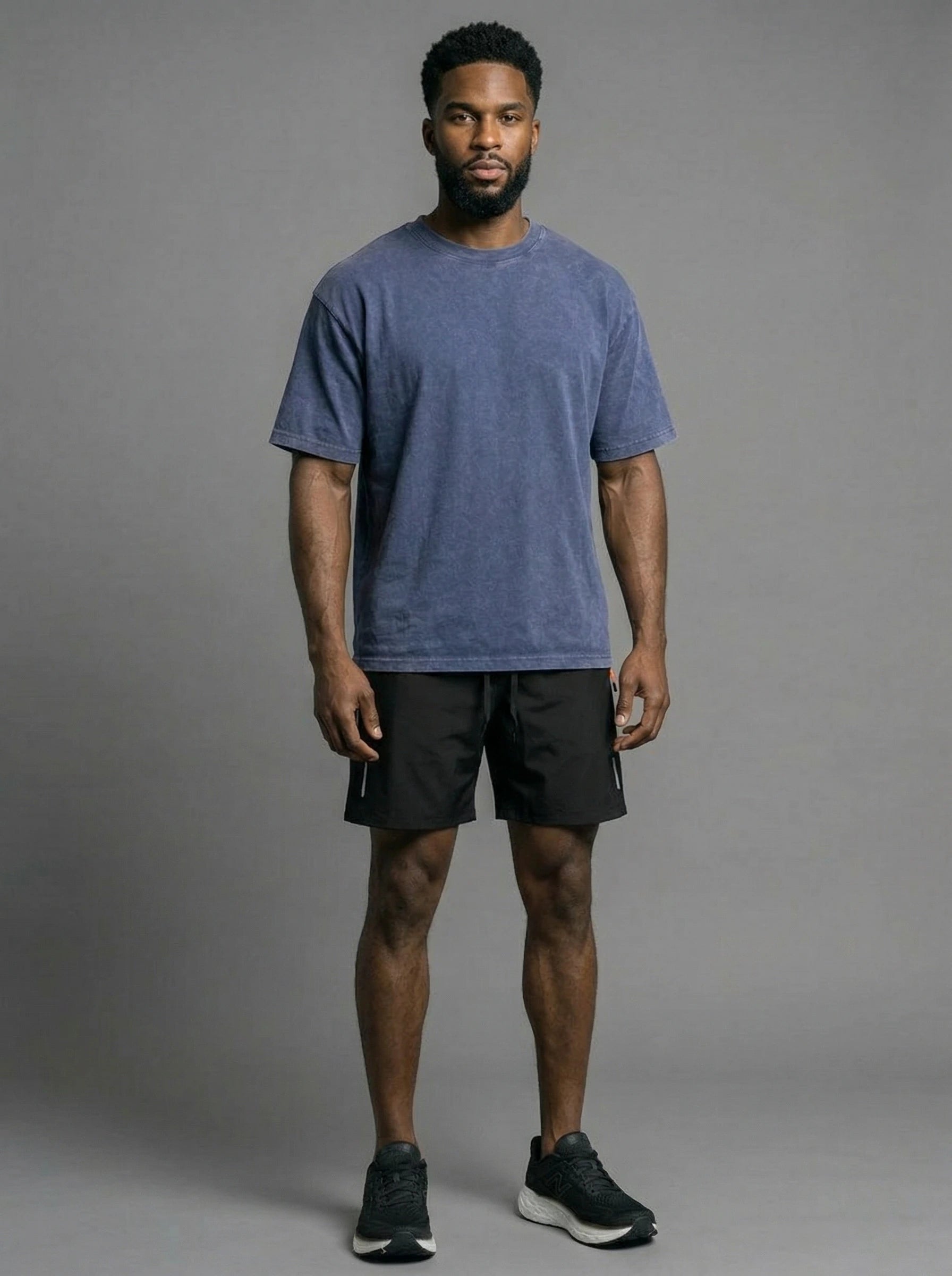 Vintage oversized cotton t-shirt full body styling