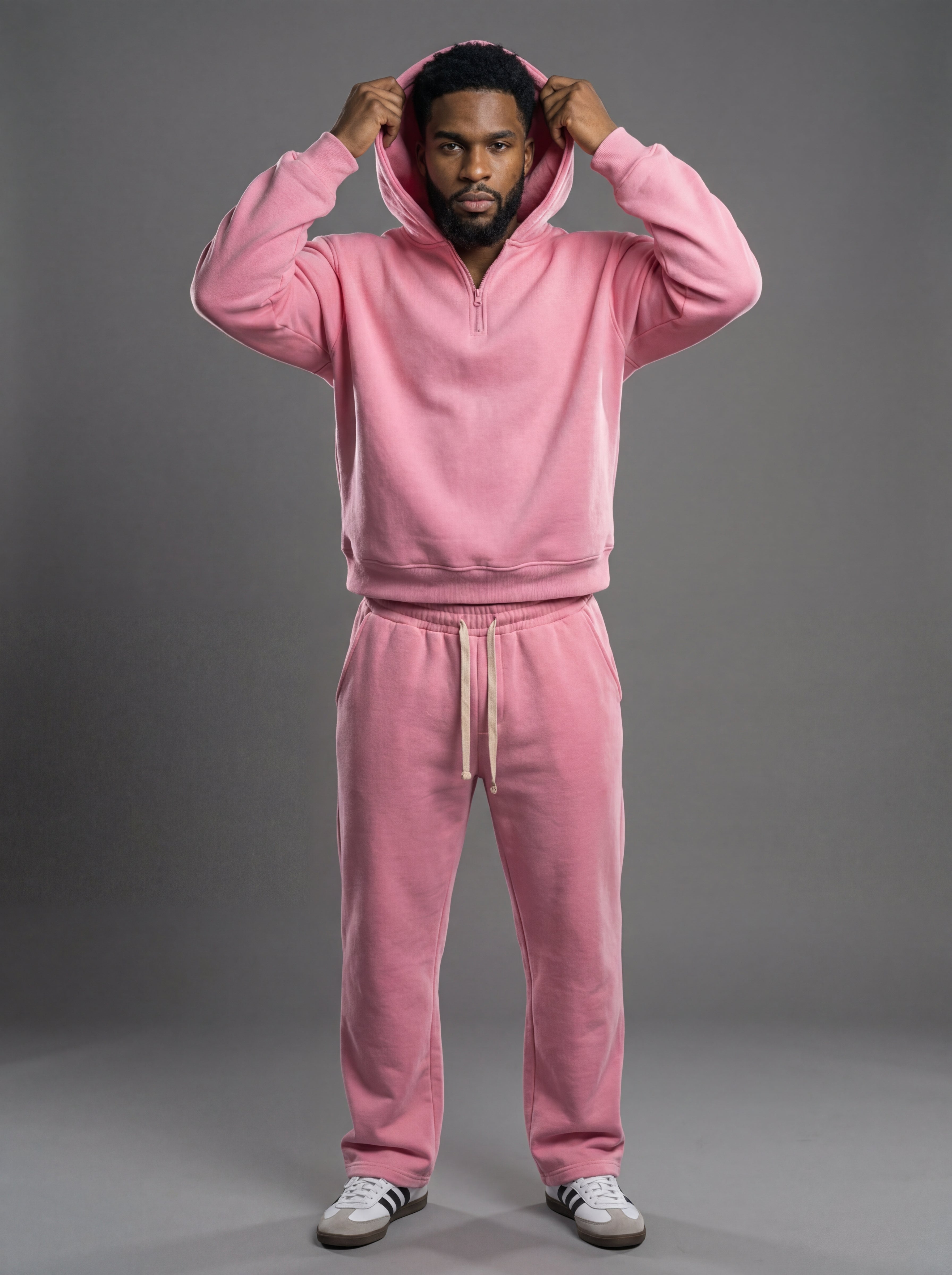 Quarter-Zip Relaxed Sweatsuit