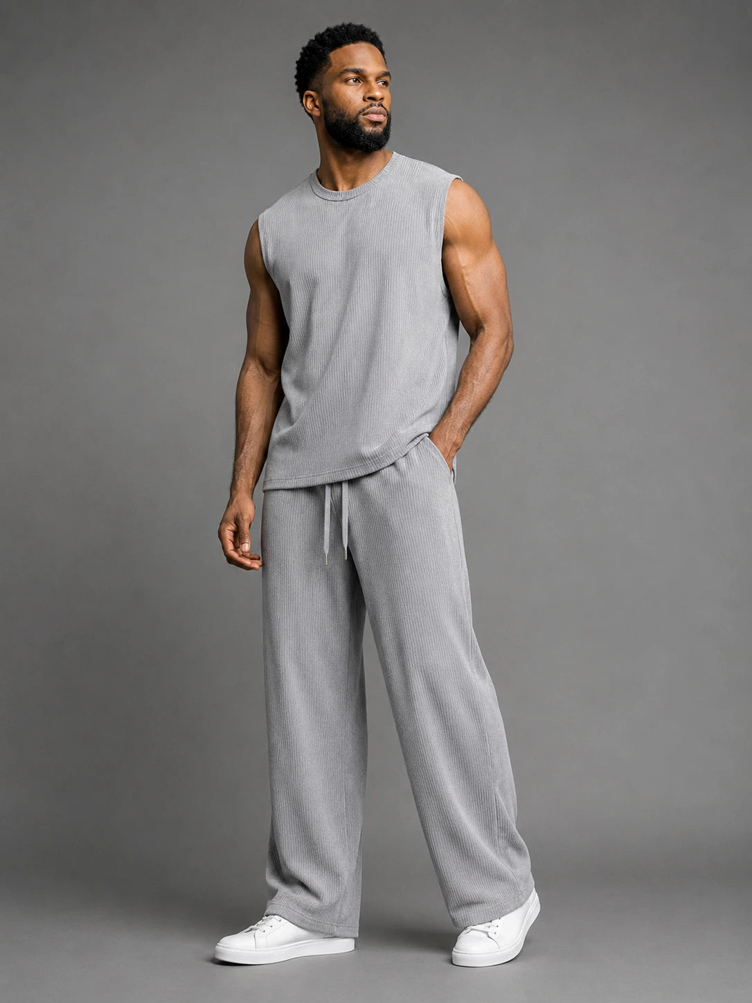 Rib Knit Relaxed Set