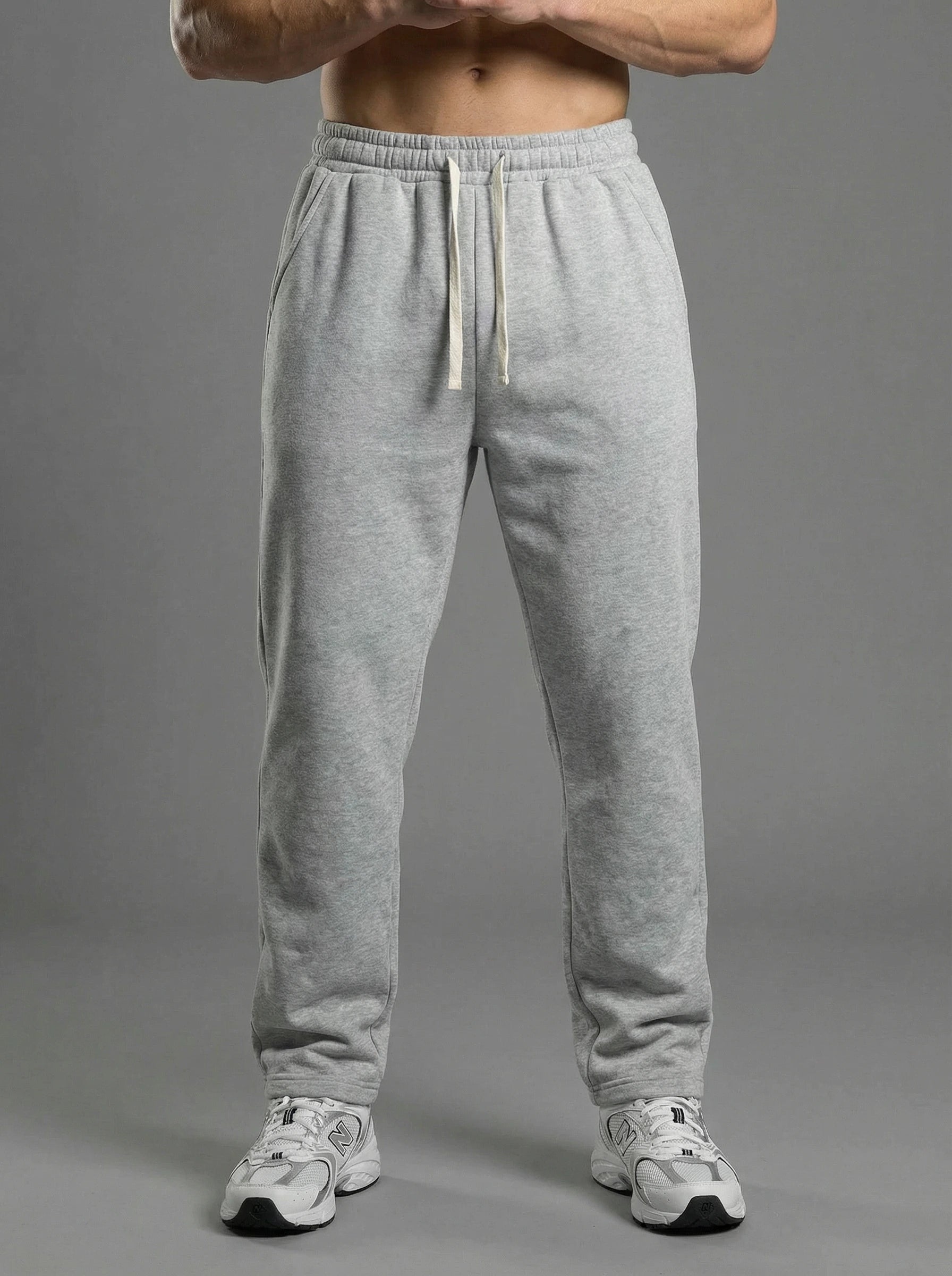 Fleece-Lined Relaxed Sweatpants