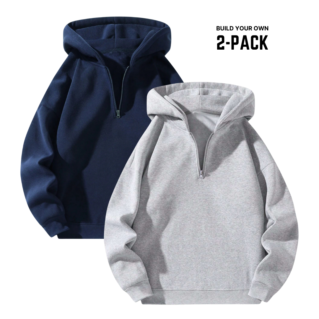 Half Zip Essential Hoodie