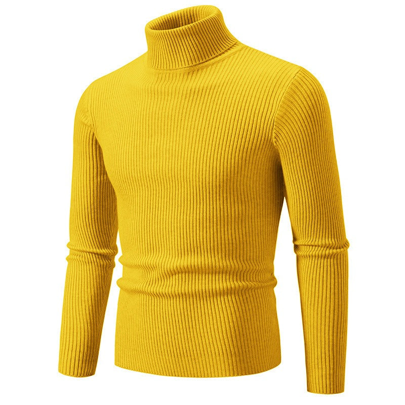 Men’s Muscle Fit Turtleneck Sweater