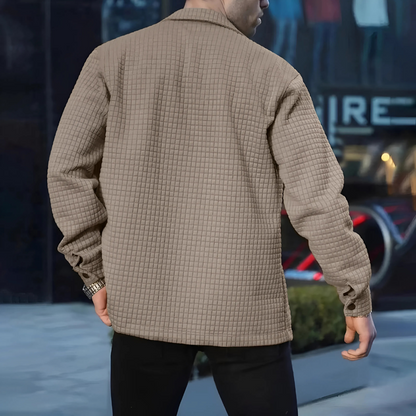 Men's Waffle Knit Jacket