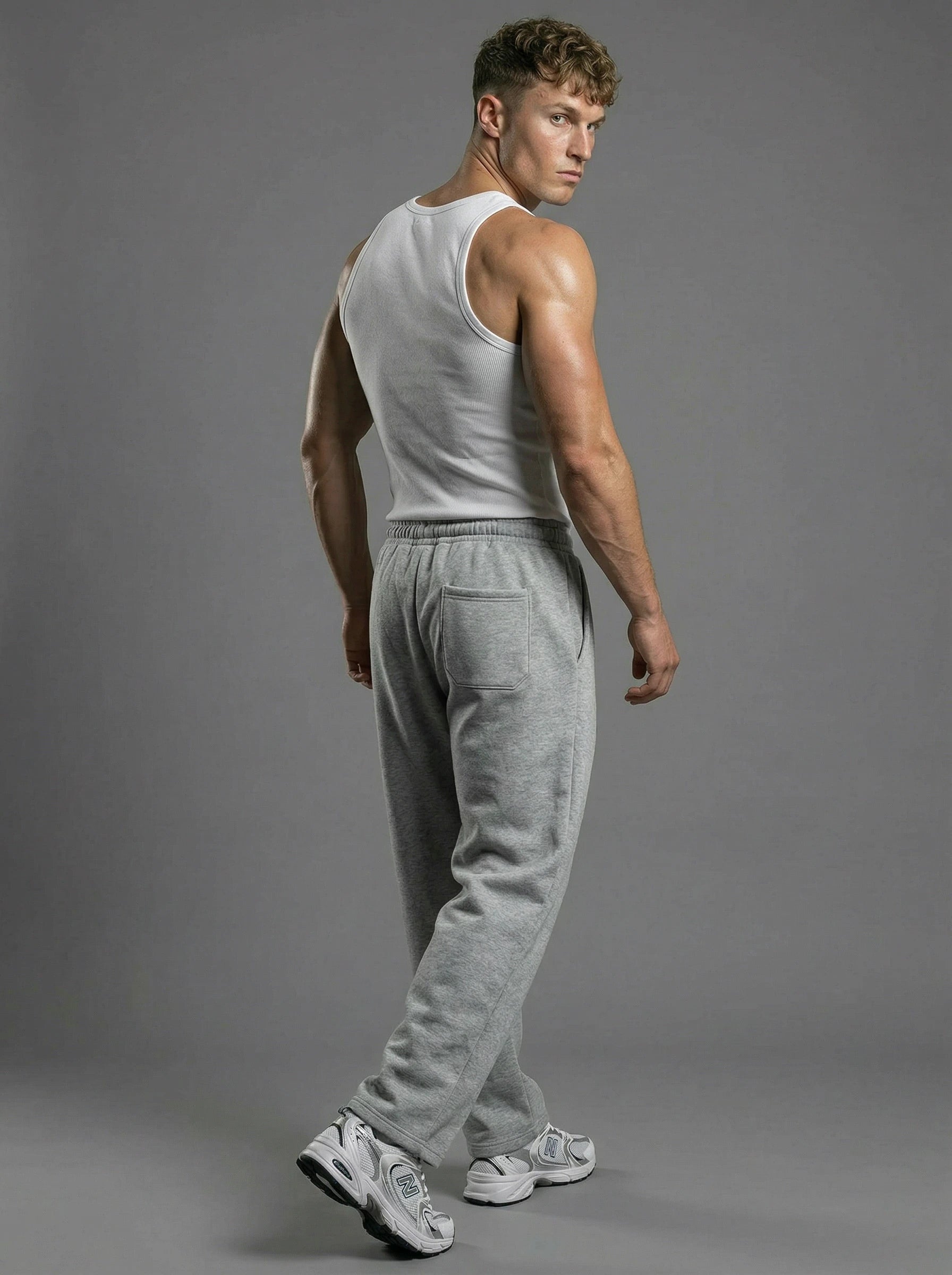 Fleece-Lined Relaxed Sweatpants