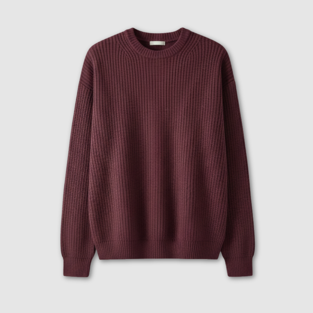 Men's Drop Shoulder Knit Sweater