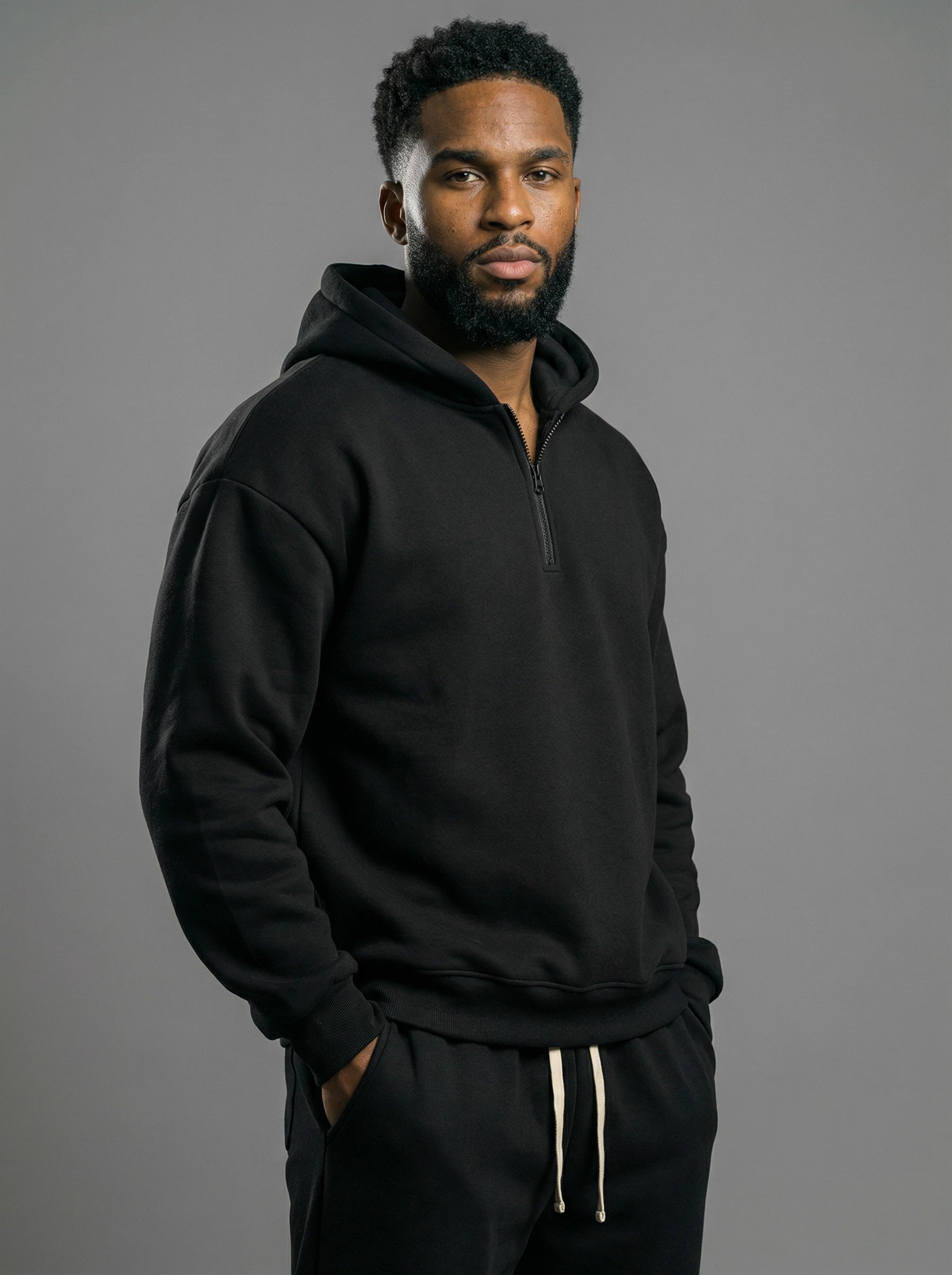 Quarter Zip Essential Hoodie