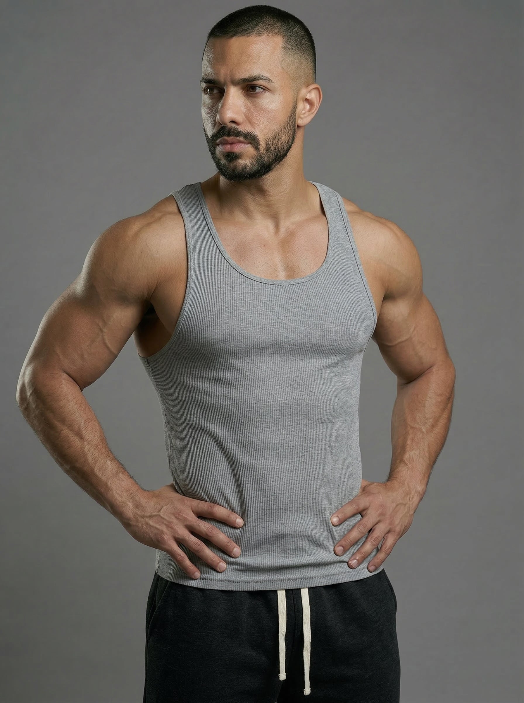 Muscle Tank Top – Stretch Cotton – Trueform