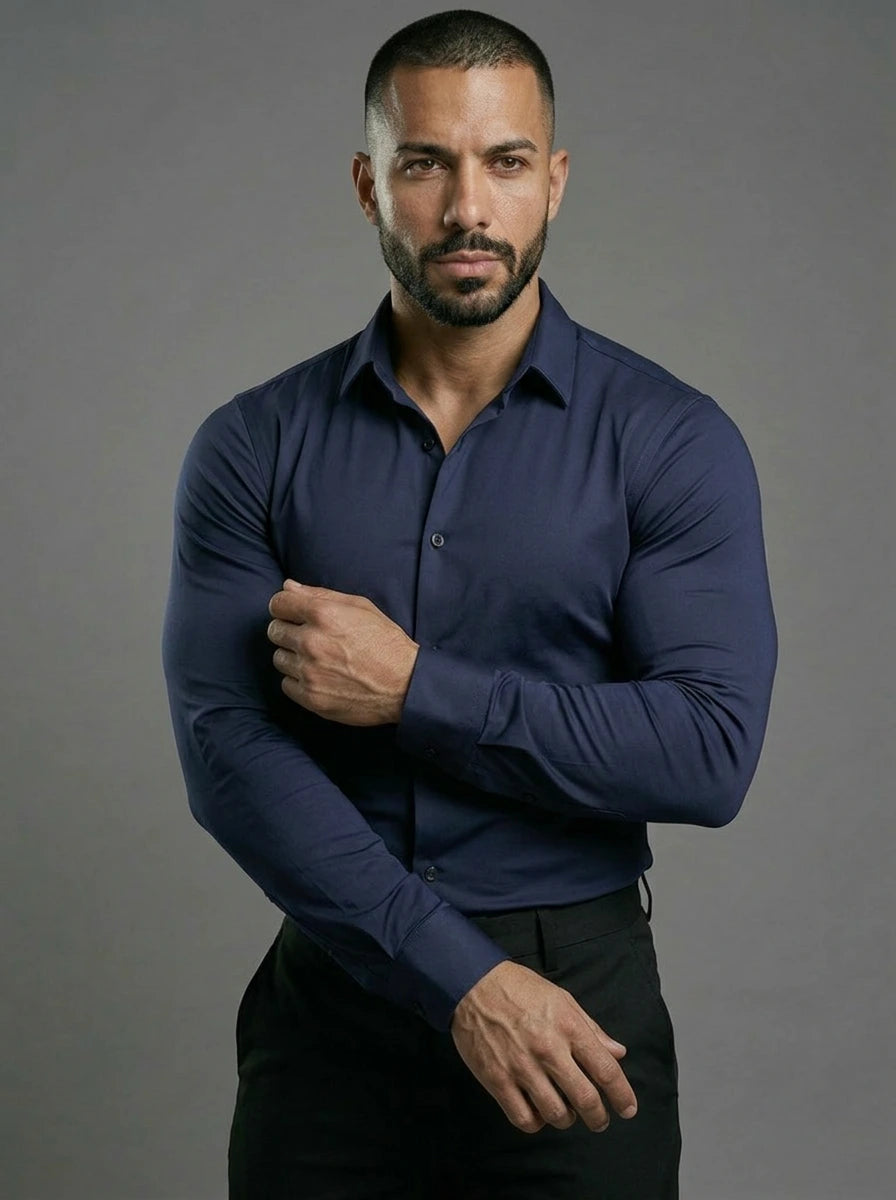 Muscle Dress Shirt – Stretch Fit