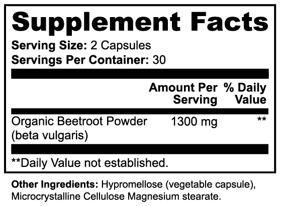 Beetroot Pump - Natural Nitric Oxide