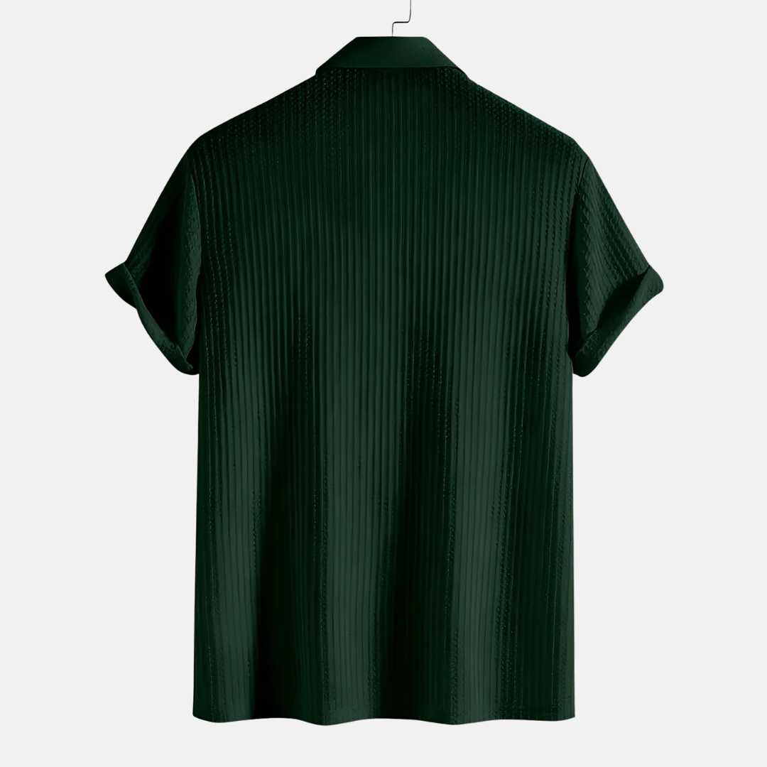 Jacquard Knit Polo Shirt
