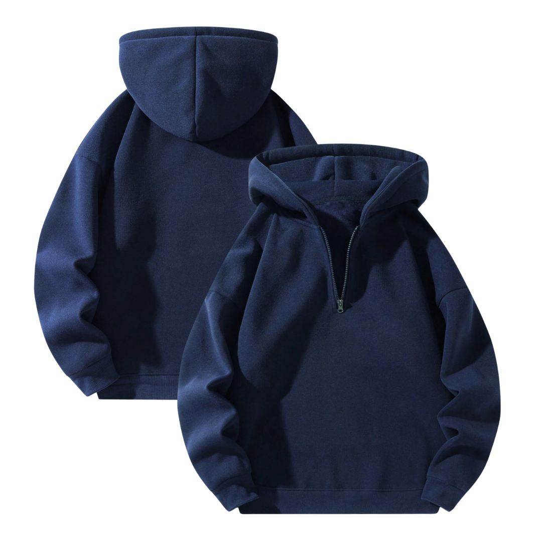 Half Zip Essential Hoodie