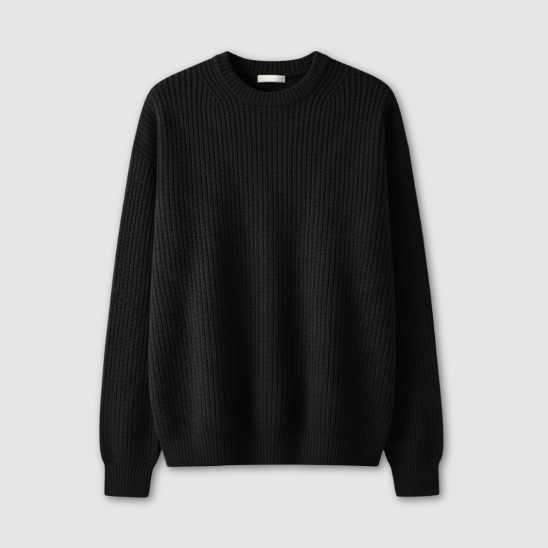 Men's Drop Shoulder Knit Sweater