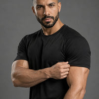 Cotton Raglan Muscle Shirt