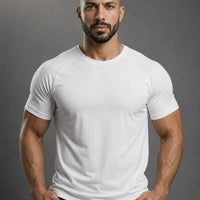 Cotton Raglan Muscle Shirt