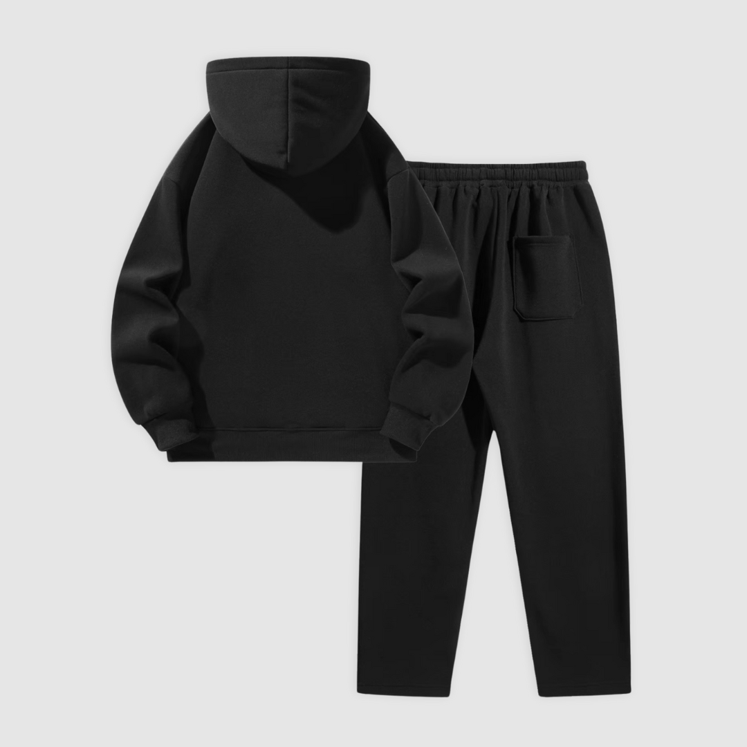 Men's Drop Shoulder Half-Zip Sweatsuit