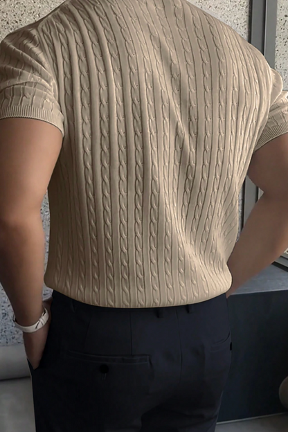 Cable Knit Muscle Shirt