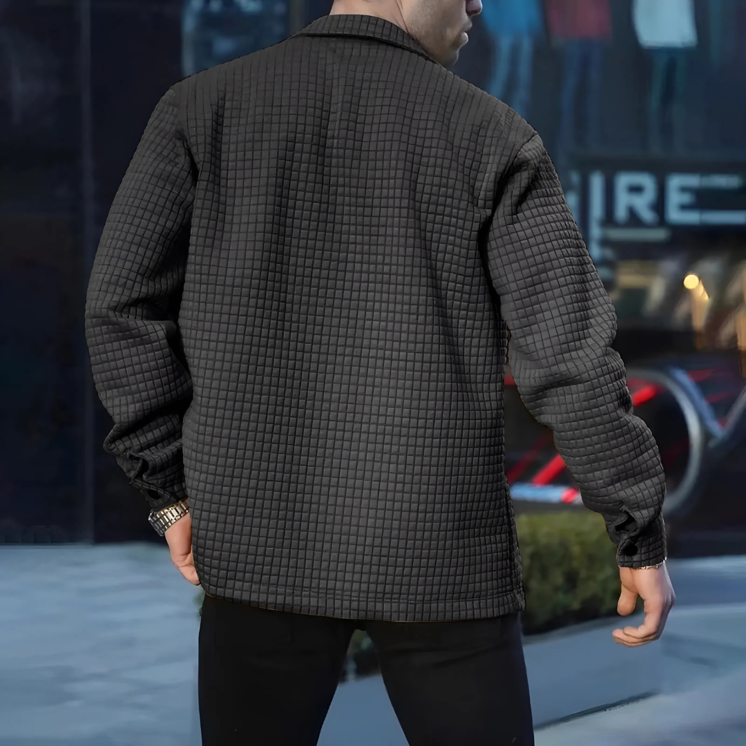 Men's Waffle Knit Jacket