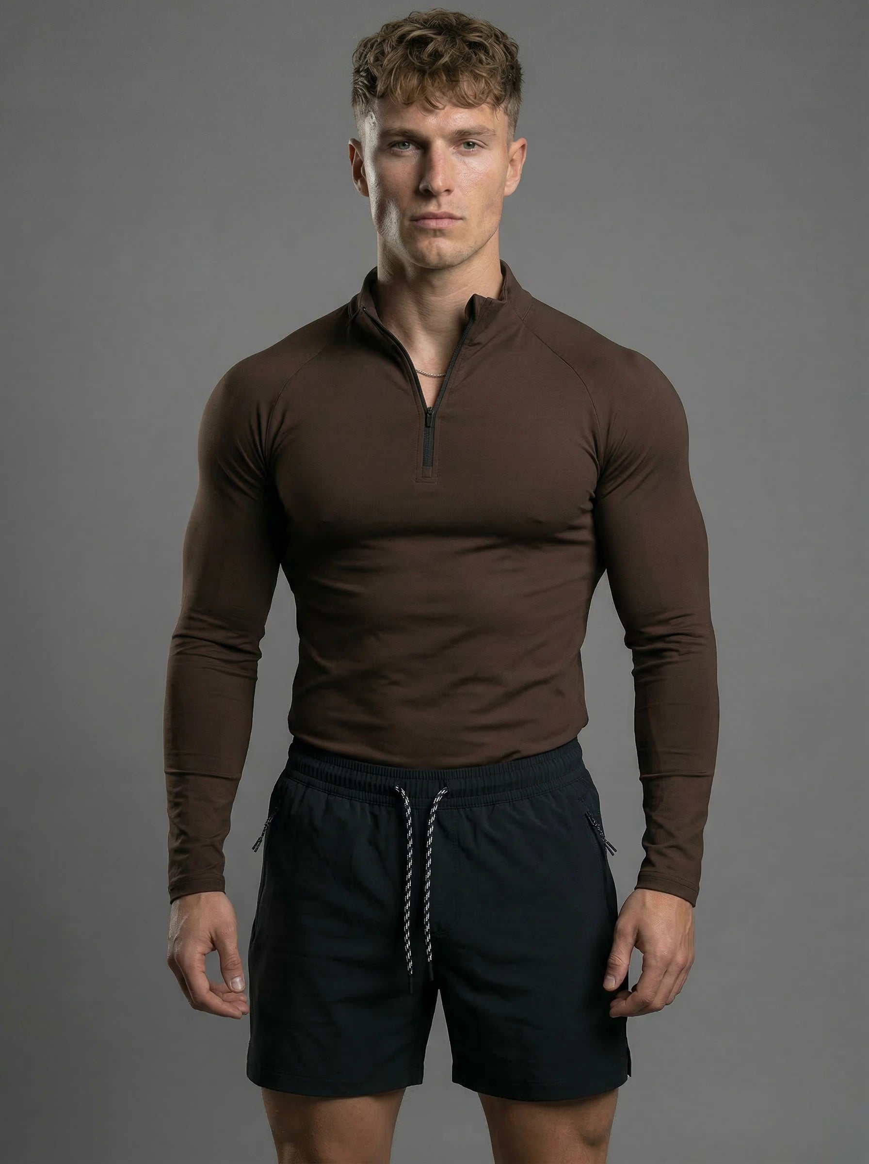 Muscle V-Taper con cierre de un cuarto