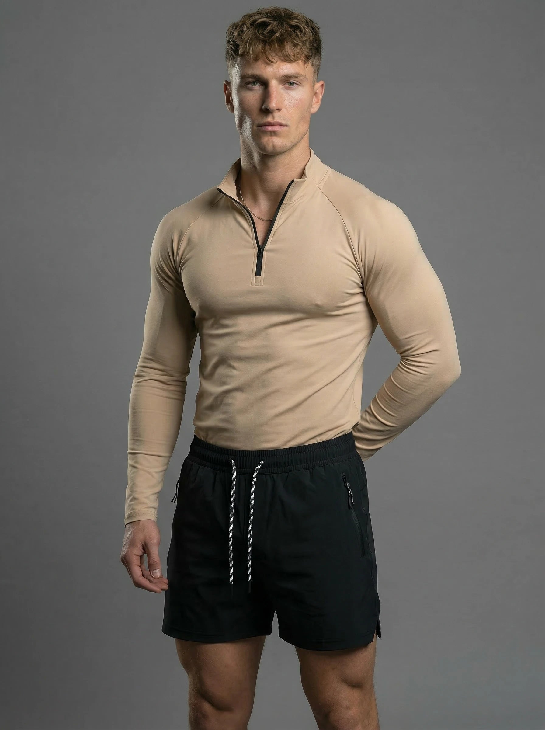 Muscle V-Taper con cierre de un cuarto