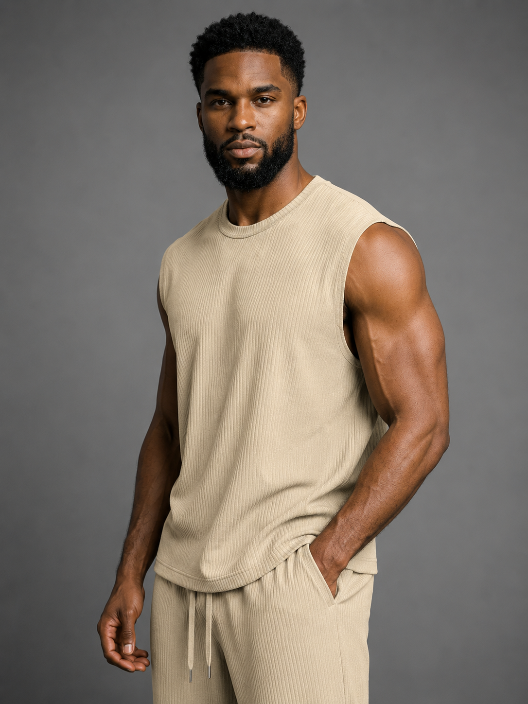 Rib Knit Relaxed Set