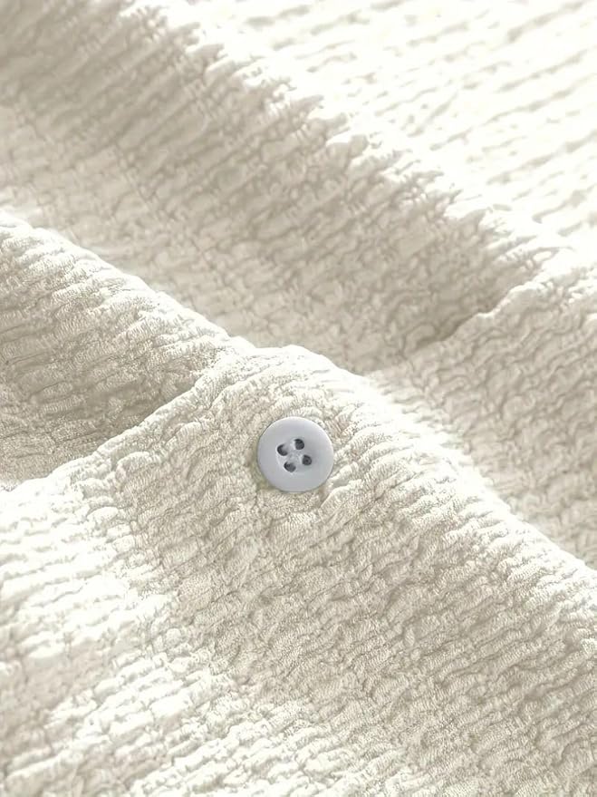 Men's Textured Button-Up Shirt