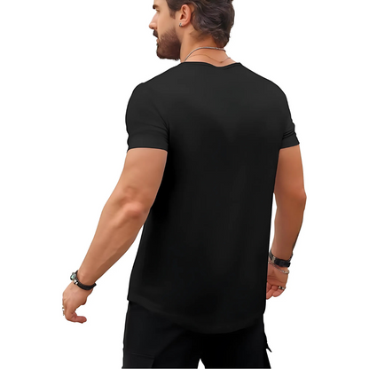 V-Neck Longline Muscle Shirt