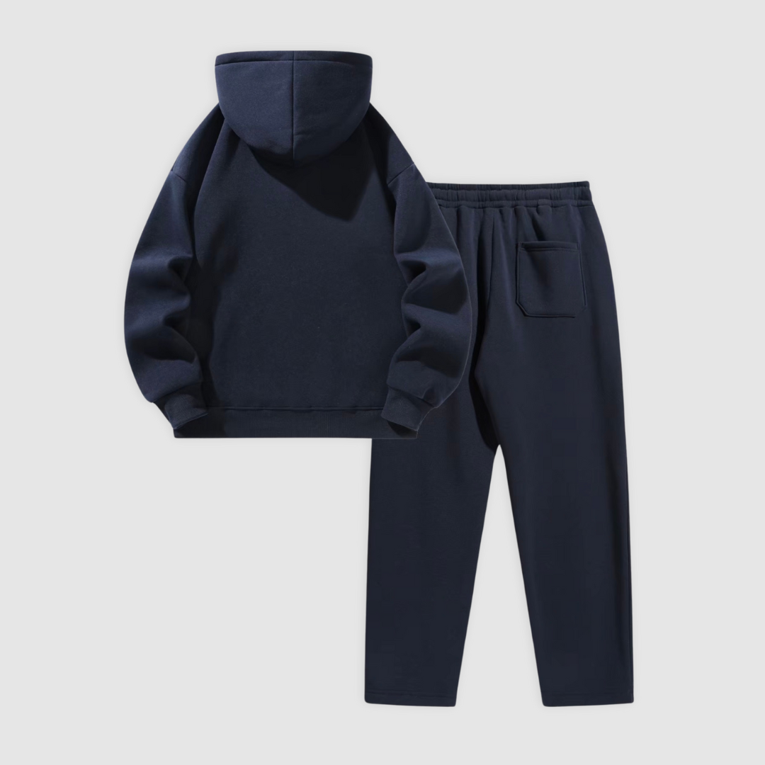 Men's Drop Shoulder Half-Zip Sweatsuit