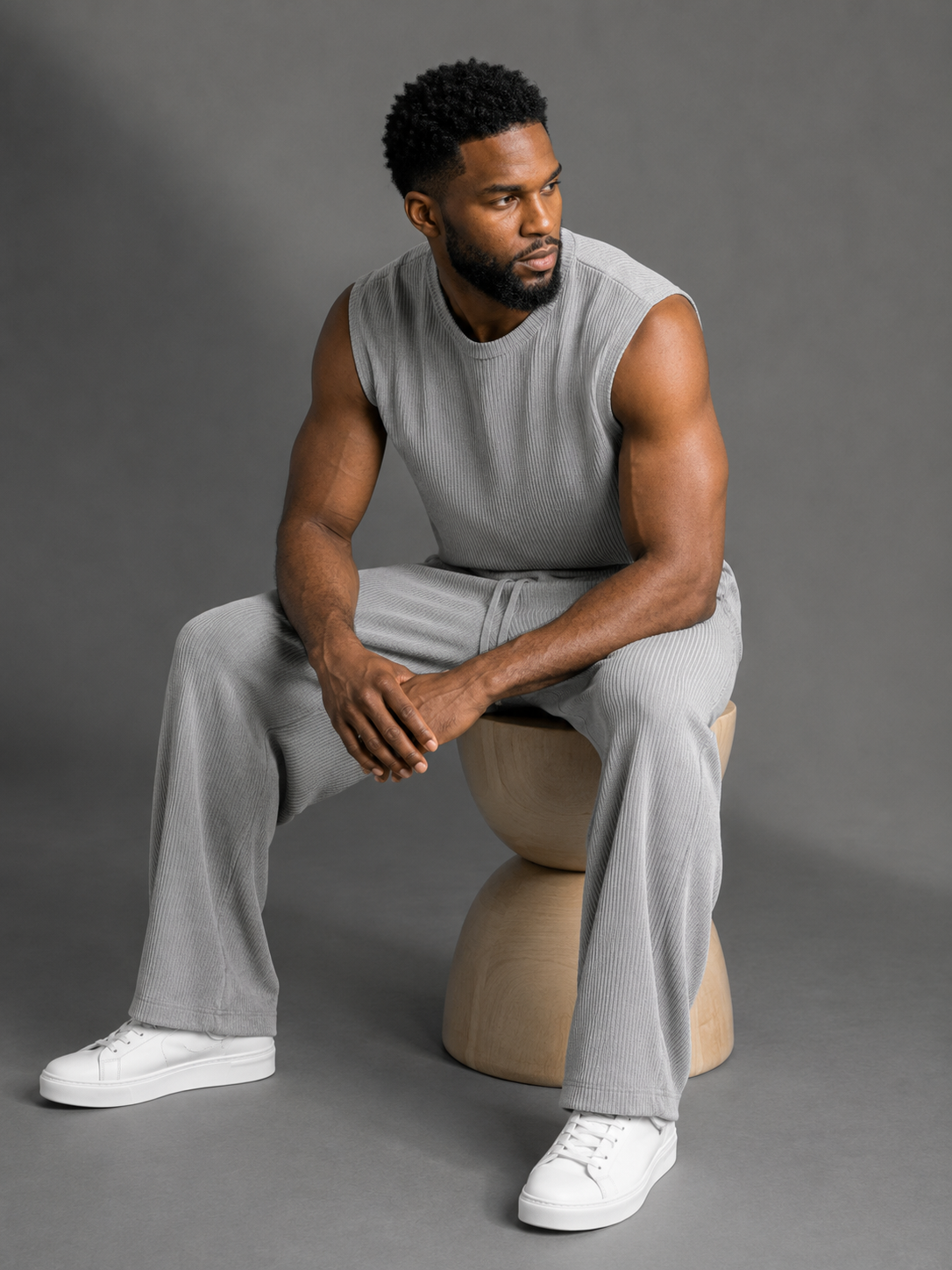 Rib Knit Relaxed Set