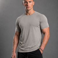 Cotton Raglan Muscle Shirt