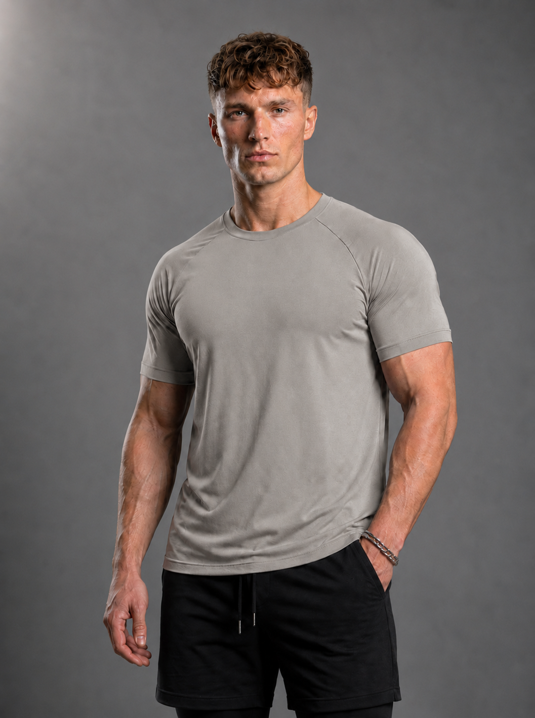 Cotton Raglan Muscle Shirt