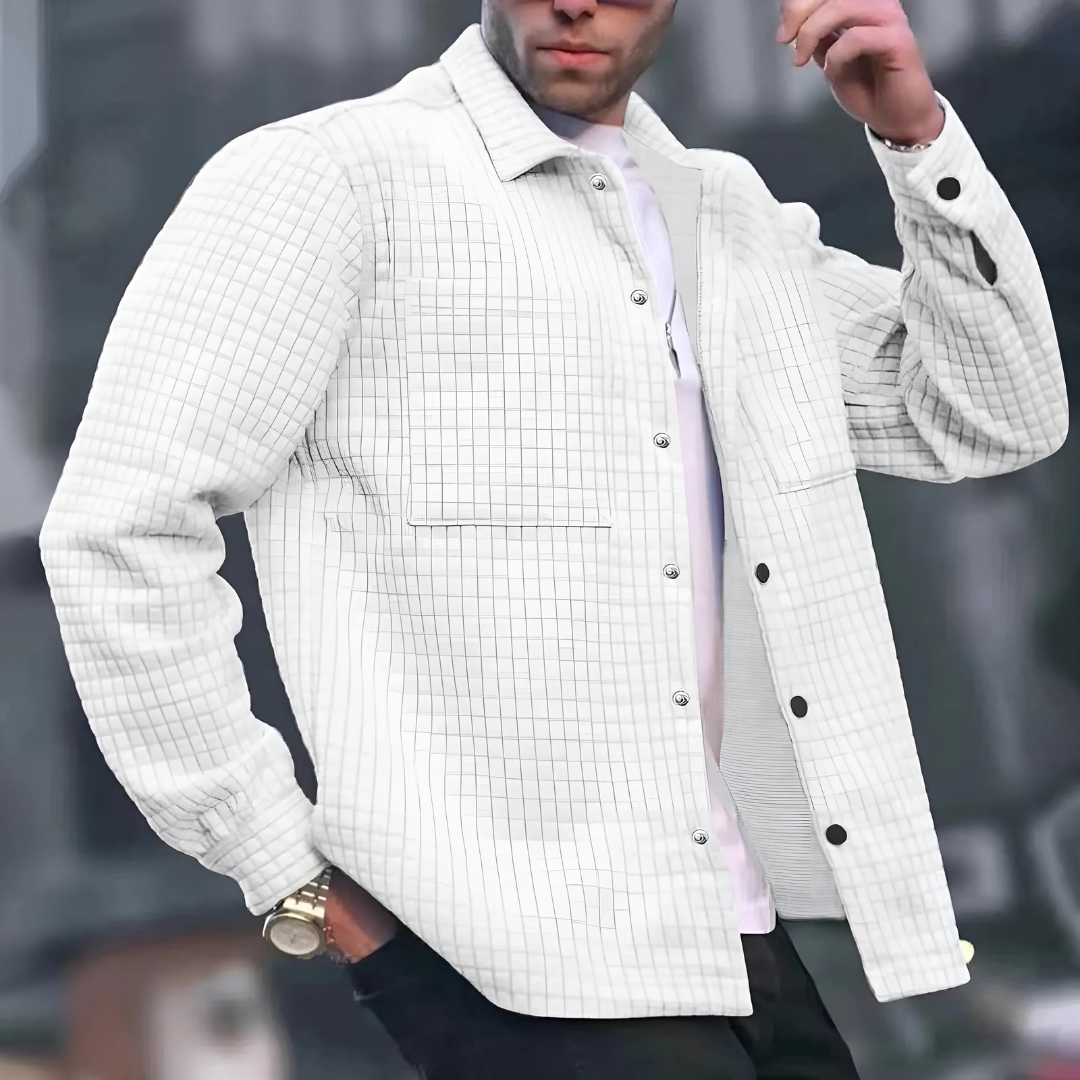 Men's Waffle Knit Jacket