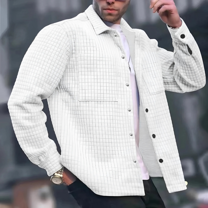 Men's Waffle Knit Jacket