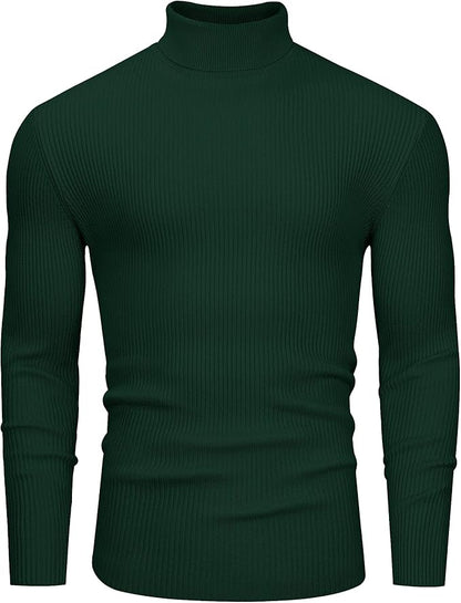 Men’s Muscle Fit Turtleneck Sweater