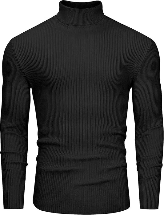 Men’s Muscle Fit Turtleneck Sweater