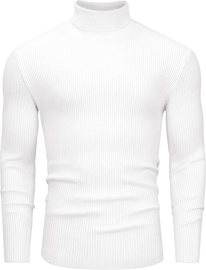Men’s Muscle Fit Turtleneck Sweater