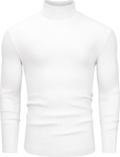 Men’s Muscle Fit Turtleneck Sweater